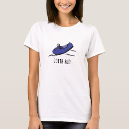 Camiseta Zapatilla Corredora Azul - Tengo Que Correr
