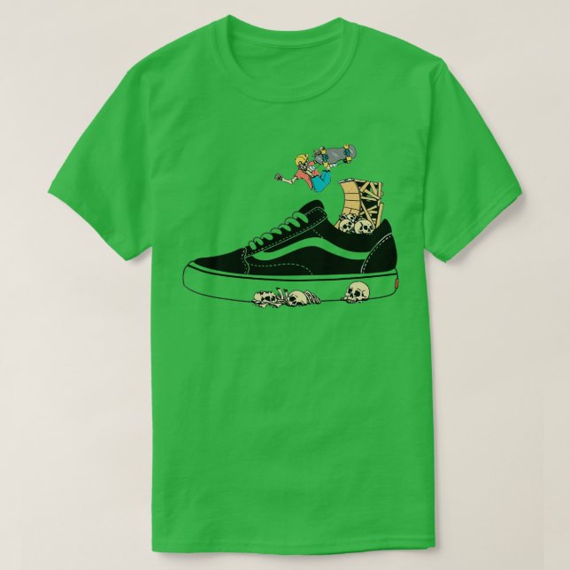 Camiseta Zapato de patinaje (Diseño del anverso)