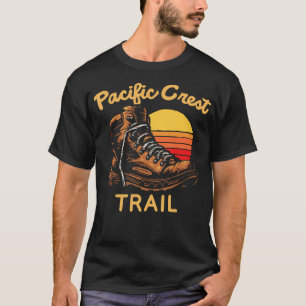 Camiseta Zapato de senderismo con bota de hiking vintage de