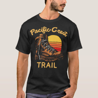 Camiseta Zapato de senderismo con bota de hiking vintage de