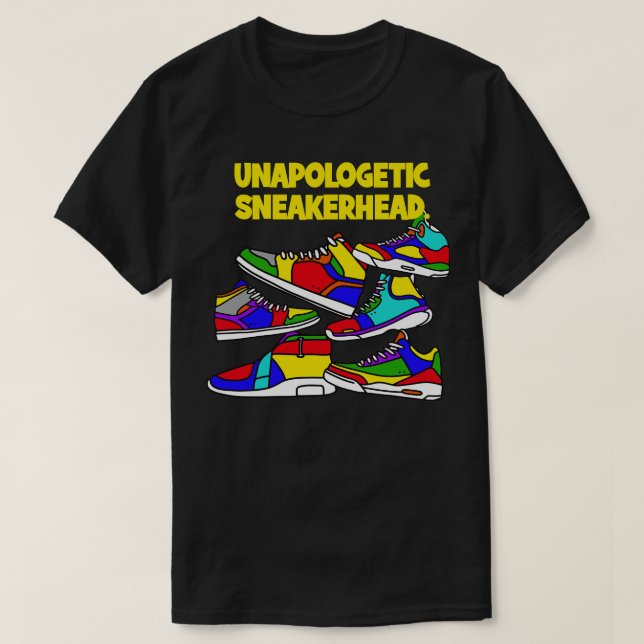 Camiseta Zapato de Sneakerhead sin remordimientos (Diseño del anverso)