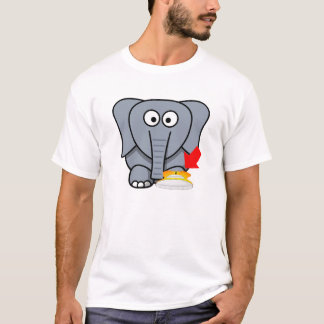 Camiseta Zapato del elefante te amo
