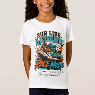 Camiseta Zapato Deportivo Retro Modo Leyenda Corriendo Arte