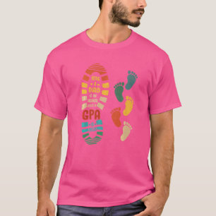 Camiseta Zapato Gpa Gpa De Los Hombres Con Pequeñas Huellas