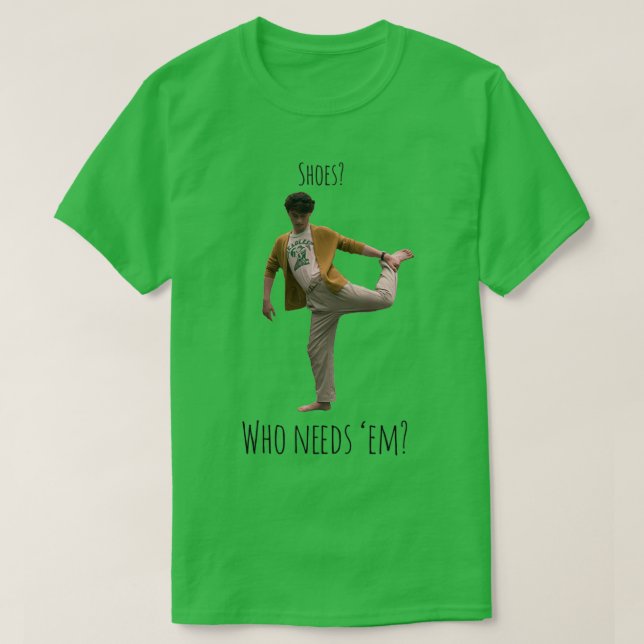 Camiseta Zapatos (Diseño del anverso)
