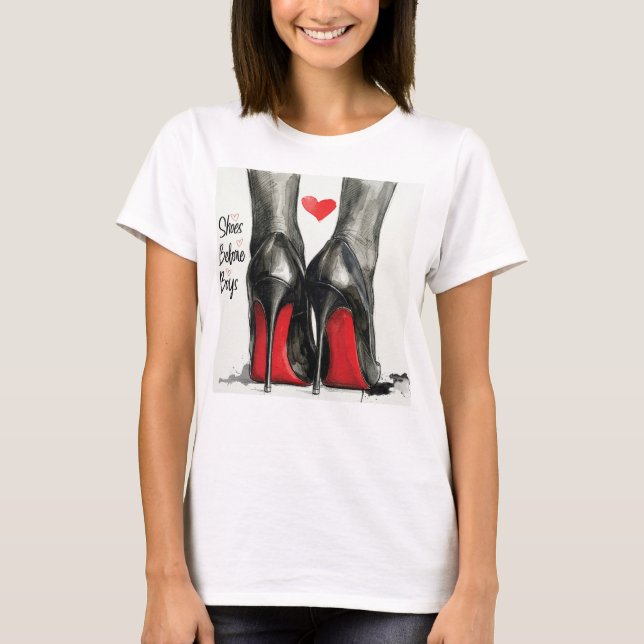 Camiseta Zapatos Antes que Chicos (Anverso)