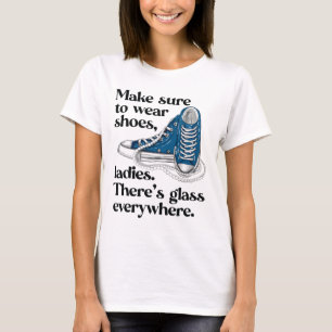 Camiseta Zapatos Damas hay Gl por todas partes Perlas de Sn