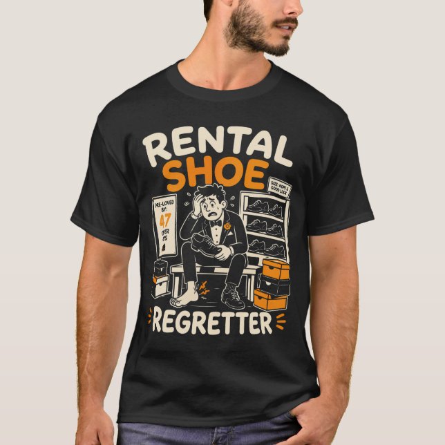 Camiseta Zapatos de alquiler (Anverso)
