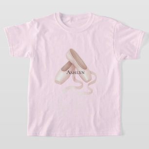 Camiseta Zapatos de ballet rosado de Rubor