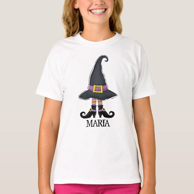 Camiseta Zapatos de bruja y Gorra (Anverso)
