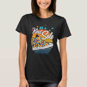 Camiseta Zapatos de Conciencia de Autismo Be A Kind Sole Vi