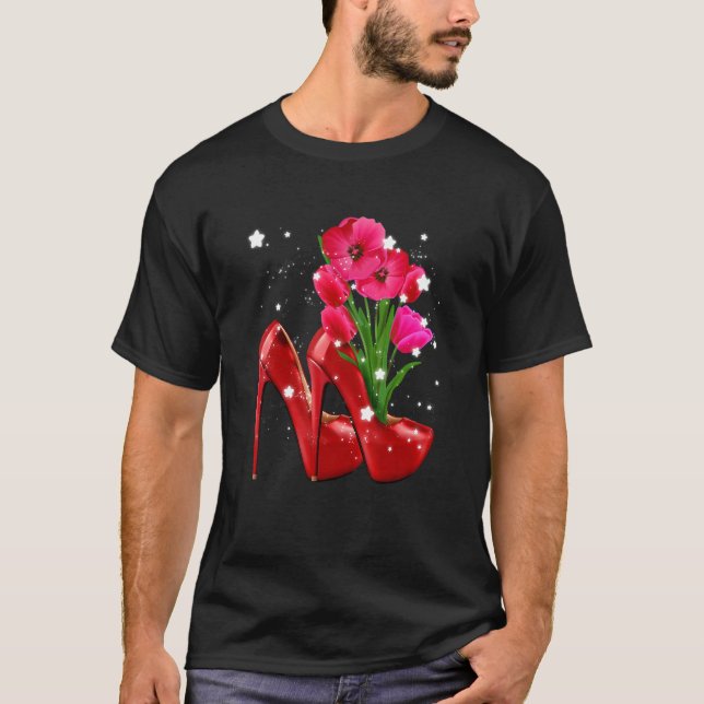 Camiseta Zapatos De Damas De Alto Talo Para Fiesta De Noche (Anverso)