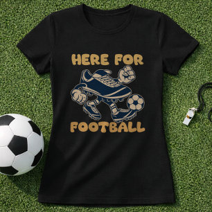 Camiseta Zapatos de dibujos animados para el día del juego