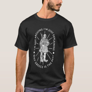 Camiseta Zapatos de evzone griegos Tsolias de recuerdo de t