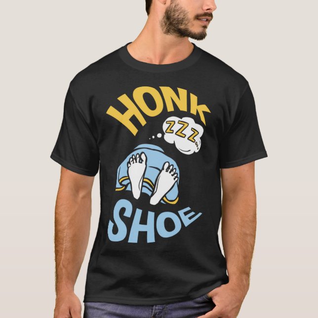 Camiseta Zapatos de Honk Snoring Anti Snoring Husbands (Anverso)