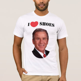 Camiseta Zapatos de los amores de George Bush