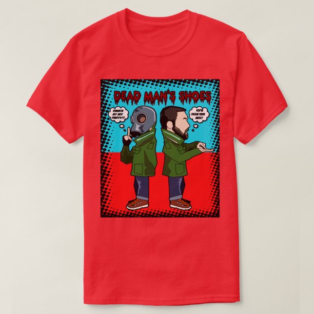 Camiseta Zapatos de Manamp39s muertos (Diseño del anverso)