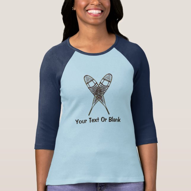 Camiseta Zapatos de nieve (Anverso)