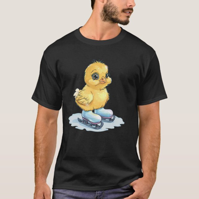 Camiseta Zapatos de patinaje sobre hielo de Guay con un div (Anverso)