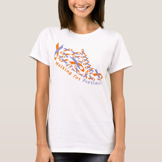 Camiseta zapatos de psoriasis (Anverso)