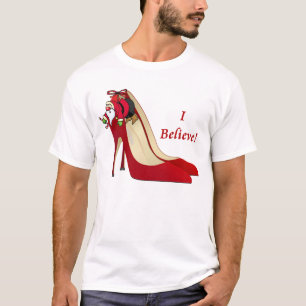 Camiseta Zapatos de tacón rojo alto / Santa Elf / Creo!