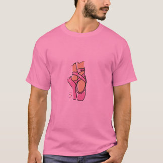 Camiseta zapatos del balley del dibujo animado, SPLAT