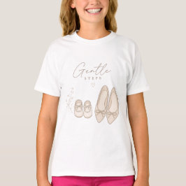 Camiseta Zapatos elegantes para madre y bebé "Gentle Steps"