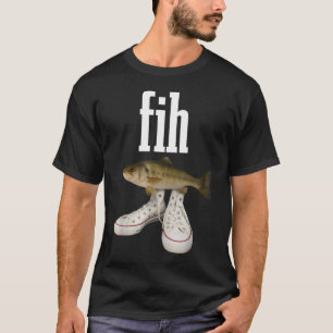 Camiseta Zapatos Fih Pez Divertido
