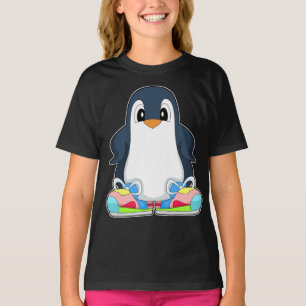 Camiseta Zapatos grandes de pingüino