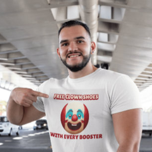 CAMISETA ZAPATOS LIBRES ANTI-VAX CON CADA DIVERSIÓN DE BOOS