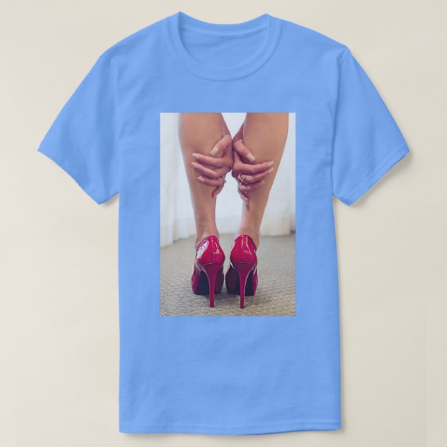 Camiseta Zapatos rojos (Diseño del anverso)