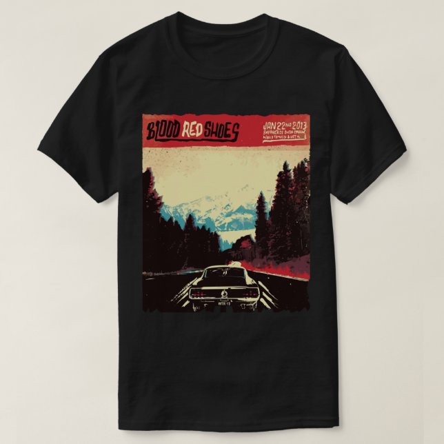 Camiseta Zapatos rojos de sangre Laura Mary Carter Steven A (Diseño del anverso)