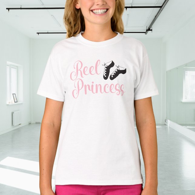 Camiseta Zapatos suaves de la princesa real rosada de danza (Subido por el creador)