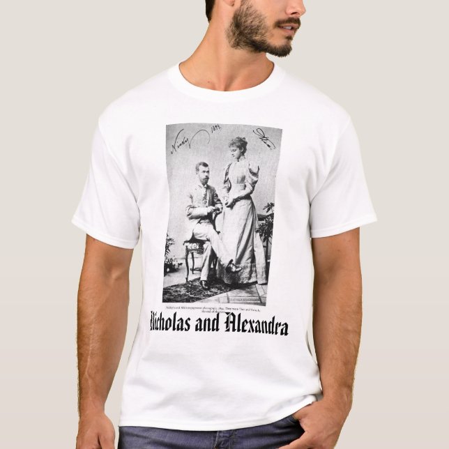 Camiseta Zar y Czarina pasado, Nicholas y Alexandra (Anverso)