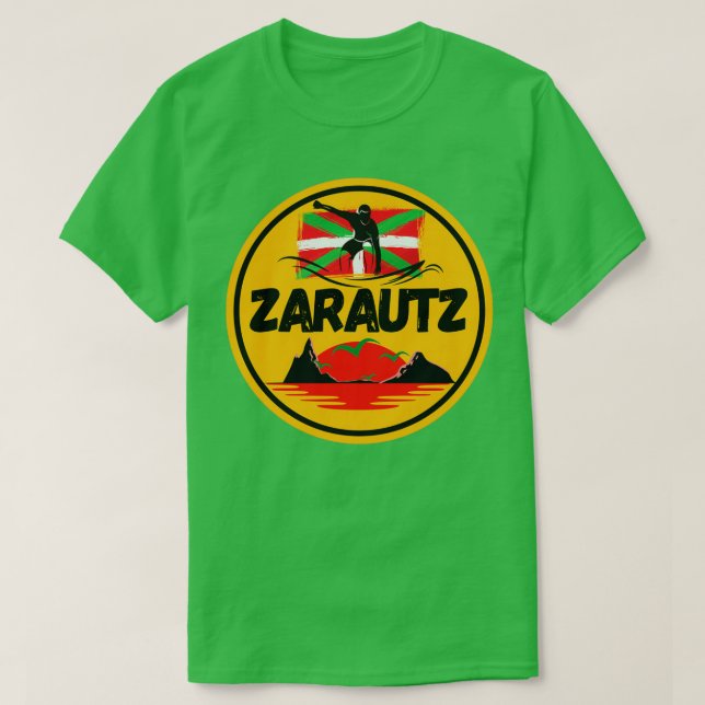 Camiseta zarautz pais vasco (Diseño del anverso)