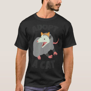 Camiseta Zarigüeya Adopta un Gato