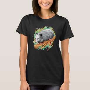 Camiseta Zarigüeya Realista Acuarela Zarigüeya Mujeres Hom