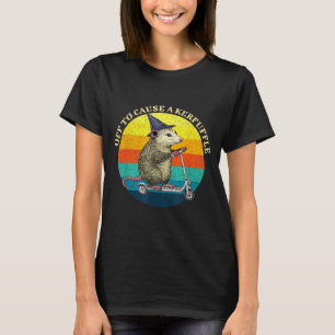 Camiseta Zarigüeya se va a causar un alboroto sarcástico sa