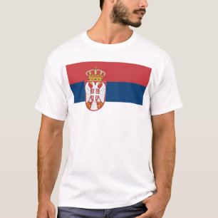 Camiseta Zastava Srbije, bandera servia