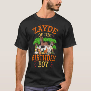 Camiseta Zayde De Birthday Animal Farm Theme Bday F