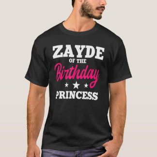 Camiseta Zayde De La Fiesta De Cumpleaños De La Princesa Cu