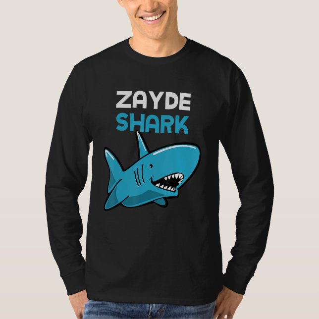 Camiseta Zayde Shark Funny Family (Anverso)