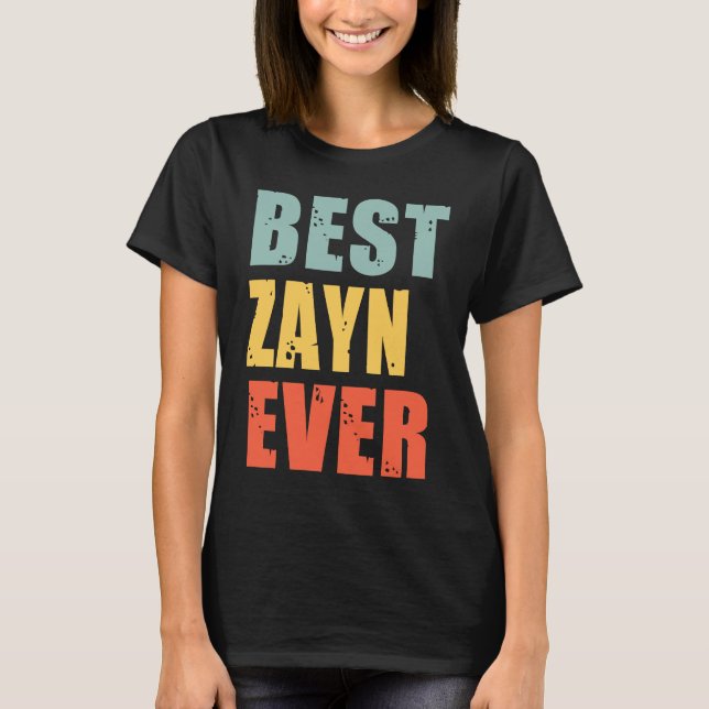 Camiseta Zayn Best Ever  Zayn (Anverso)