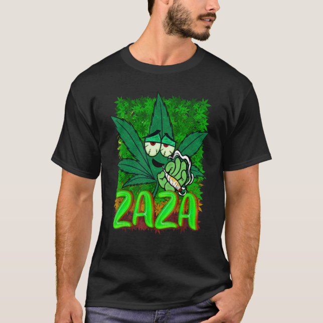 Camiseta Zaza Weed Exótico (Anverso)
