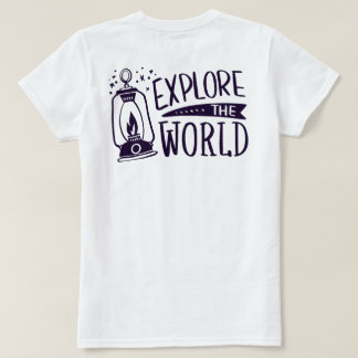Camiseta zazle T Shirt woman exploran el mundo