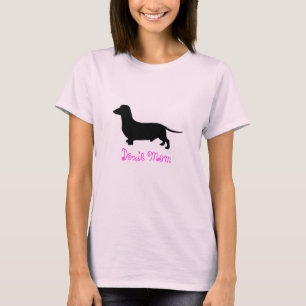 Camiseta zazzle1, mamá de Doxie