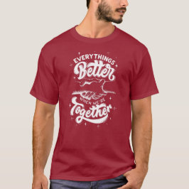 Camiseta Zazzle Better & Together T-Shirt