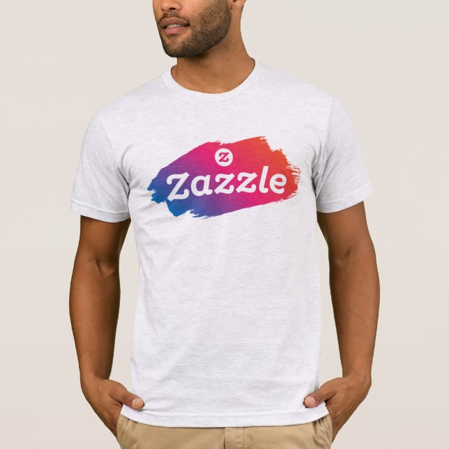 Camiseta Zazzle - colorido (Anverso)