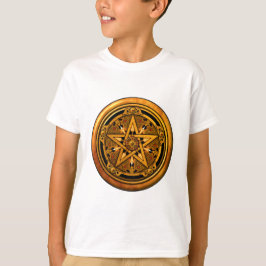 Camiseta Zazzle - Pentáculo-noback masculino del oro