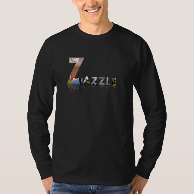 Camiseta Zazzle refleja (Anverso)